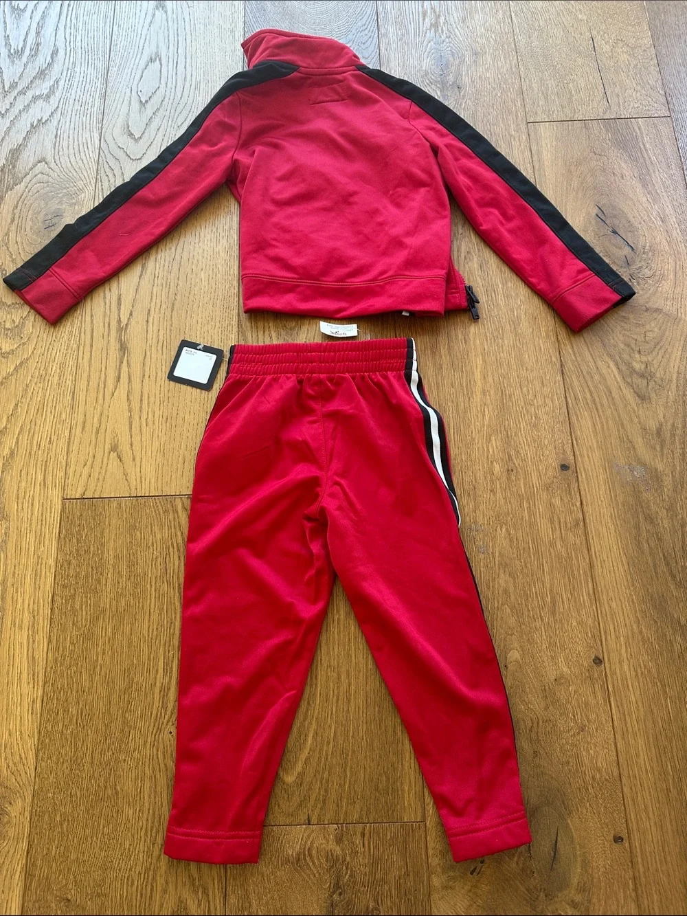 Nike Red and Black Kids Matching Tracksuit Set - Picture 7 of 7
